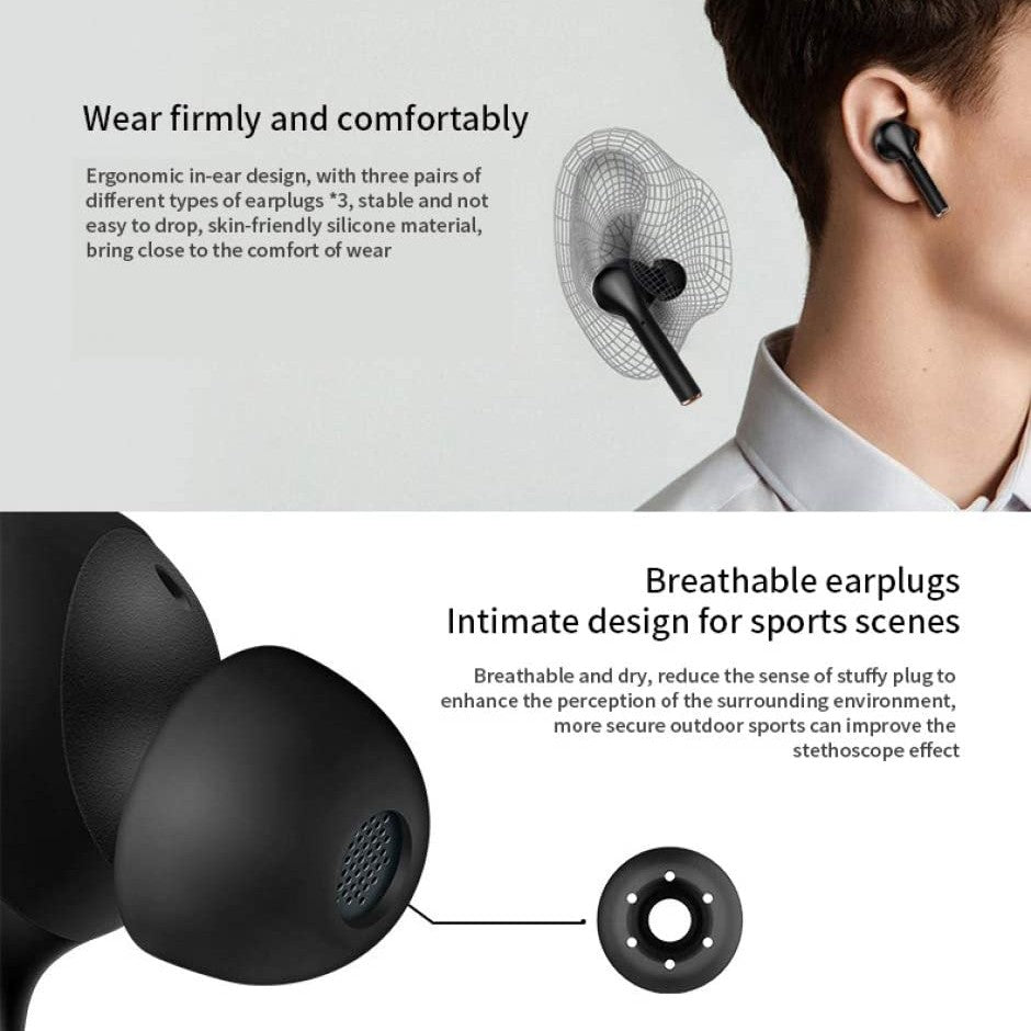 AirPulse™ LED Display Wireless Earbuds – Bluetooth 5.0 Hi-Fi Noise Cancelling Earphones