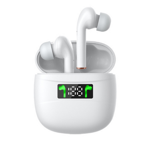 AirPulse™ LED Display Wireless Earbuds – Bluetooth 5.0 Hi-Fi Noise Cancelling Earphones