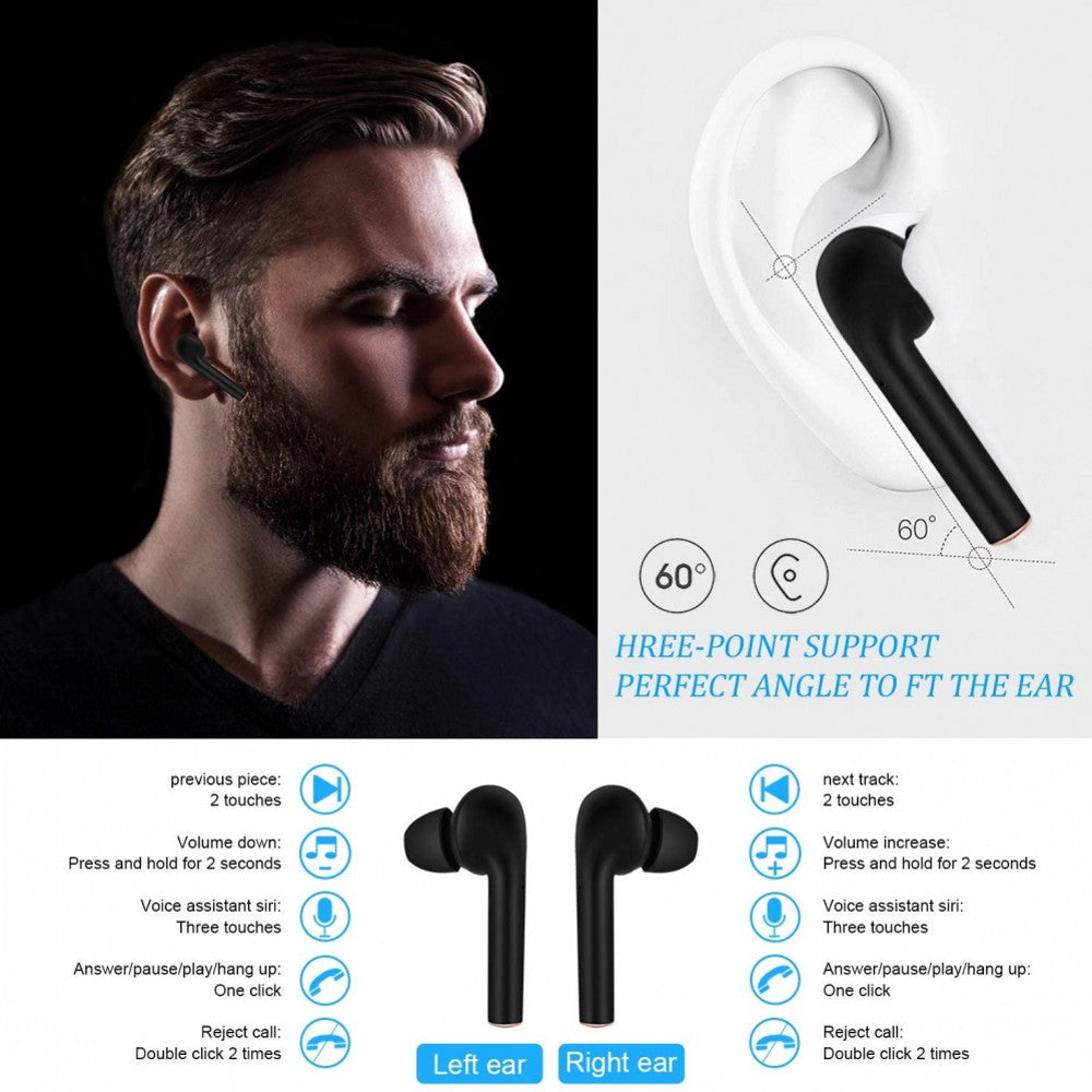 AirPulse™ LED Display Wireless Earbuds – Bluetooth 5.0 Hi-Fi Noise Cancelling Earphones